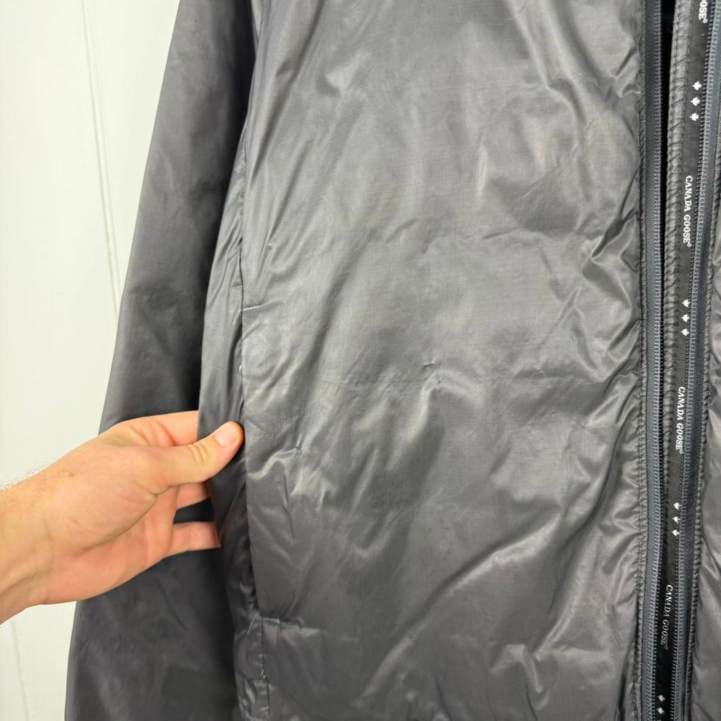 Canada Goose Lodge Down Puffer Jacket Graphite (M)