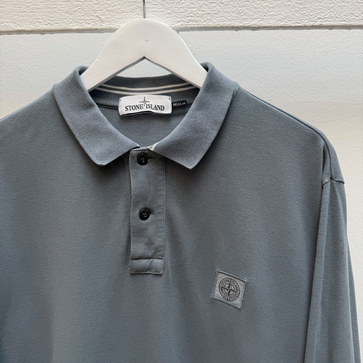Stone Island Long Sleeve Polo Shirt (XL)