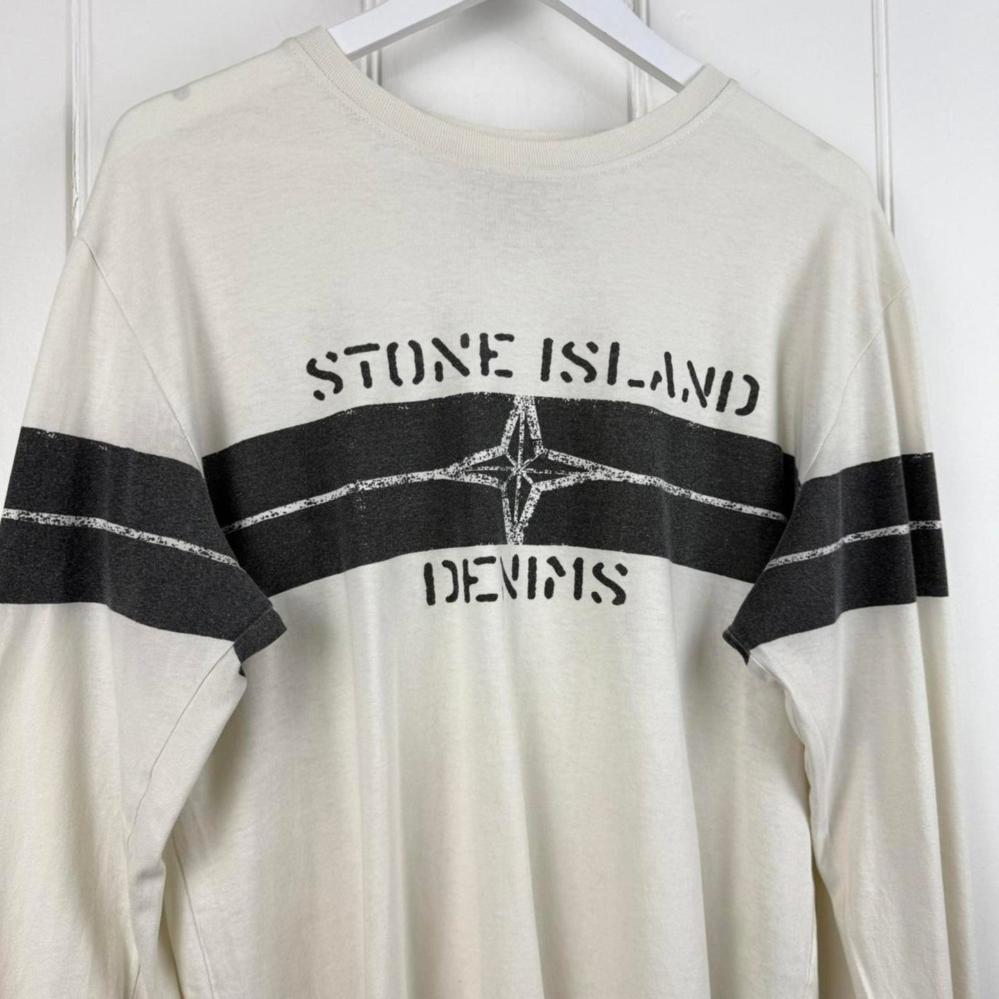 Stone Island “Denims” Long Sleeve Graphic Tee (L)