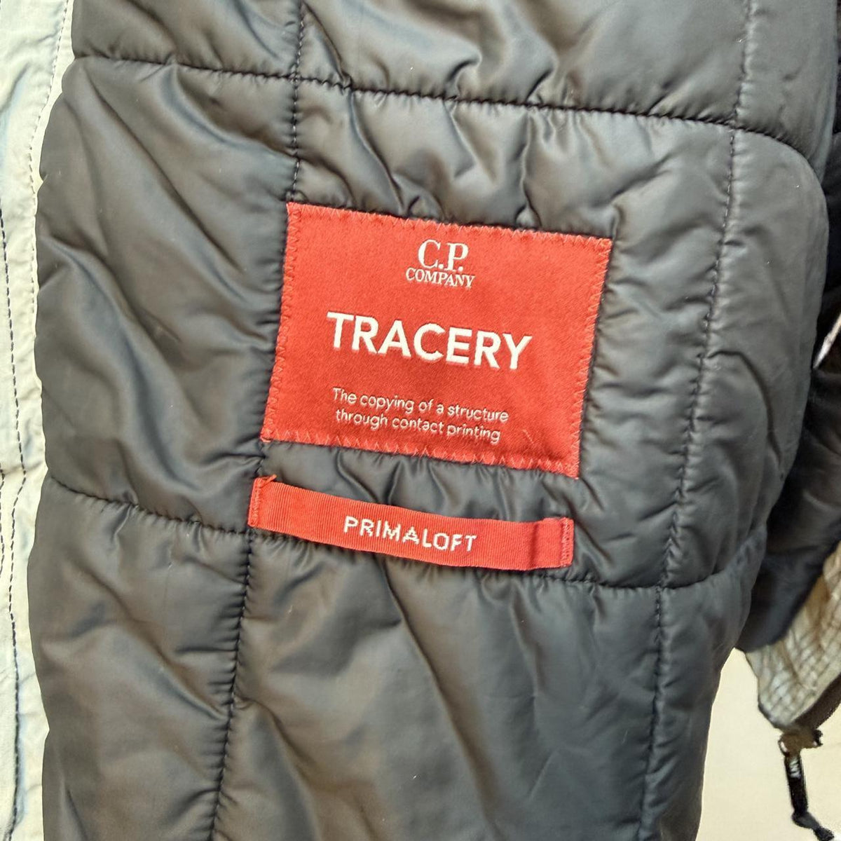 C.P. Company Tracery PrimaLoft Jacket – Black / Grey (L)