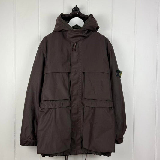 AW99 Stone Island Dutch Rope Parka Jacket in Brown (M)