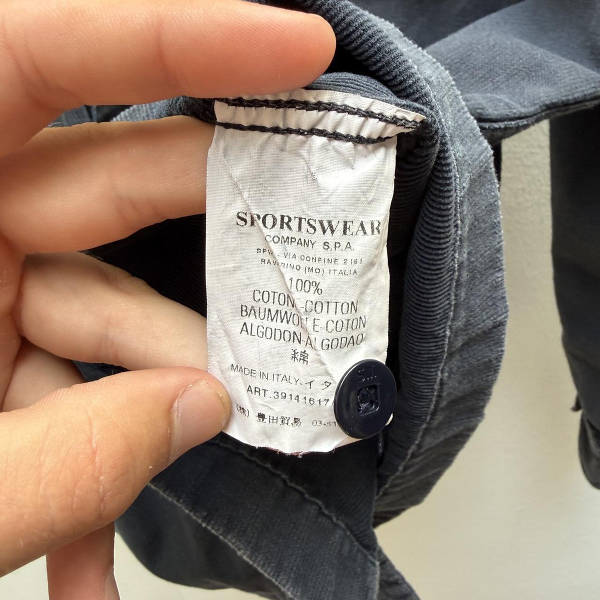 00s Stone Island Denims Corduroy shirt (L)
