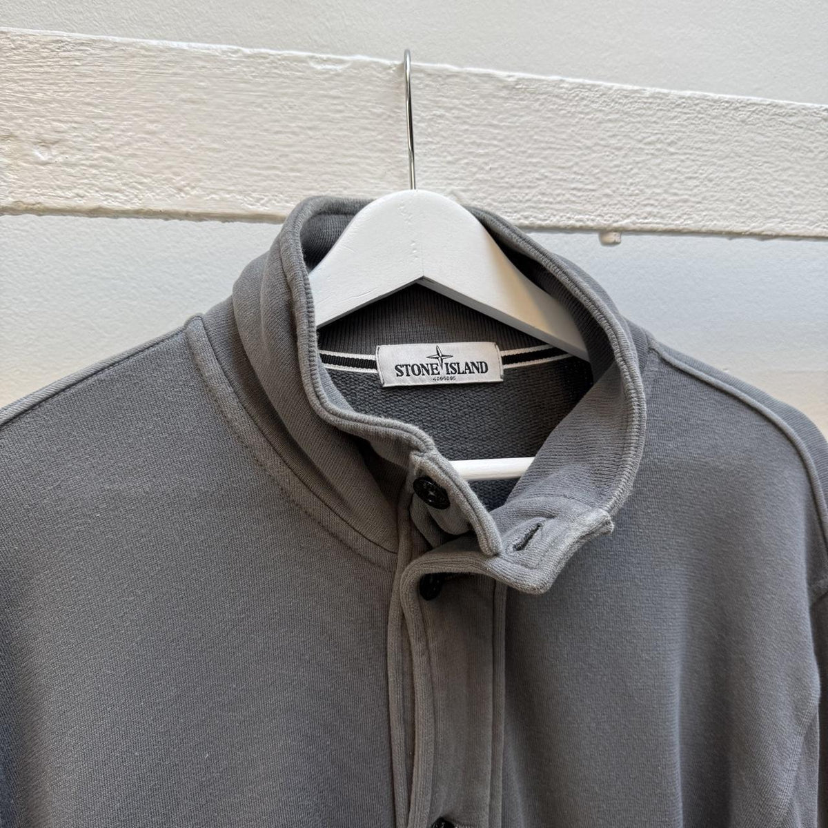 Stone Island Button Up Sweatshirt Jacket (XL)