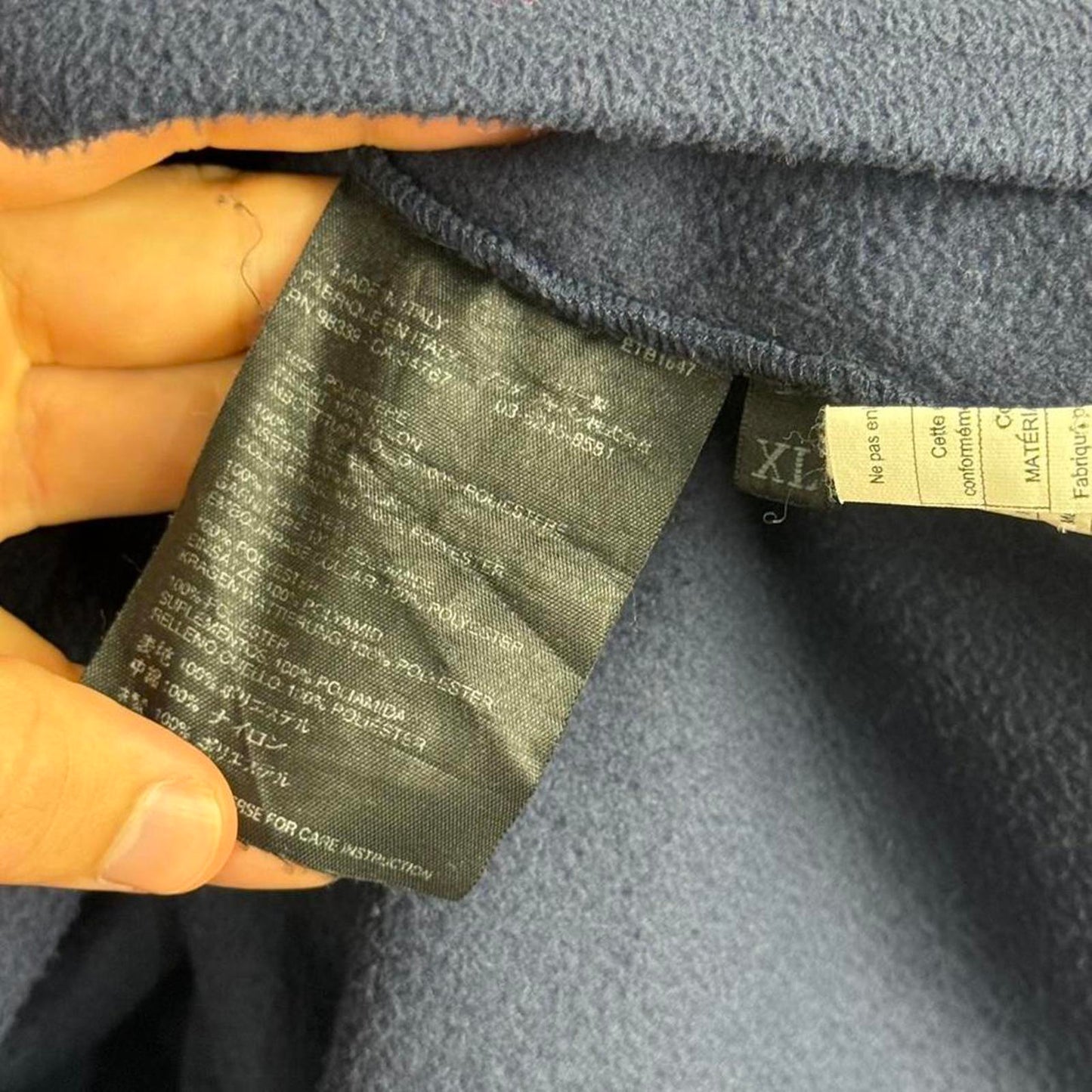 00s Prada Sport Fleece Jumper in Navy (XL)