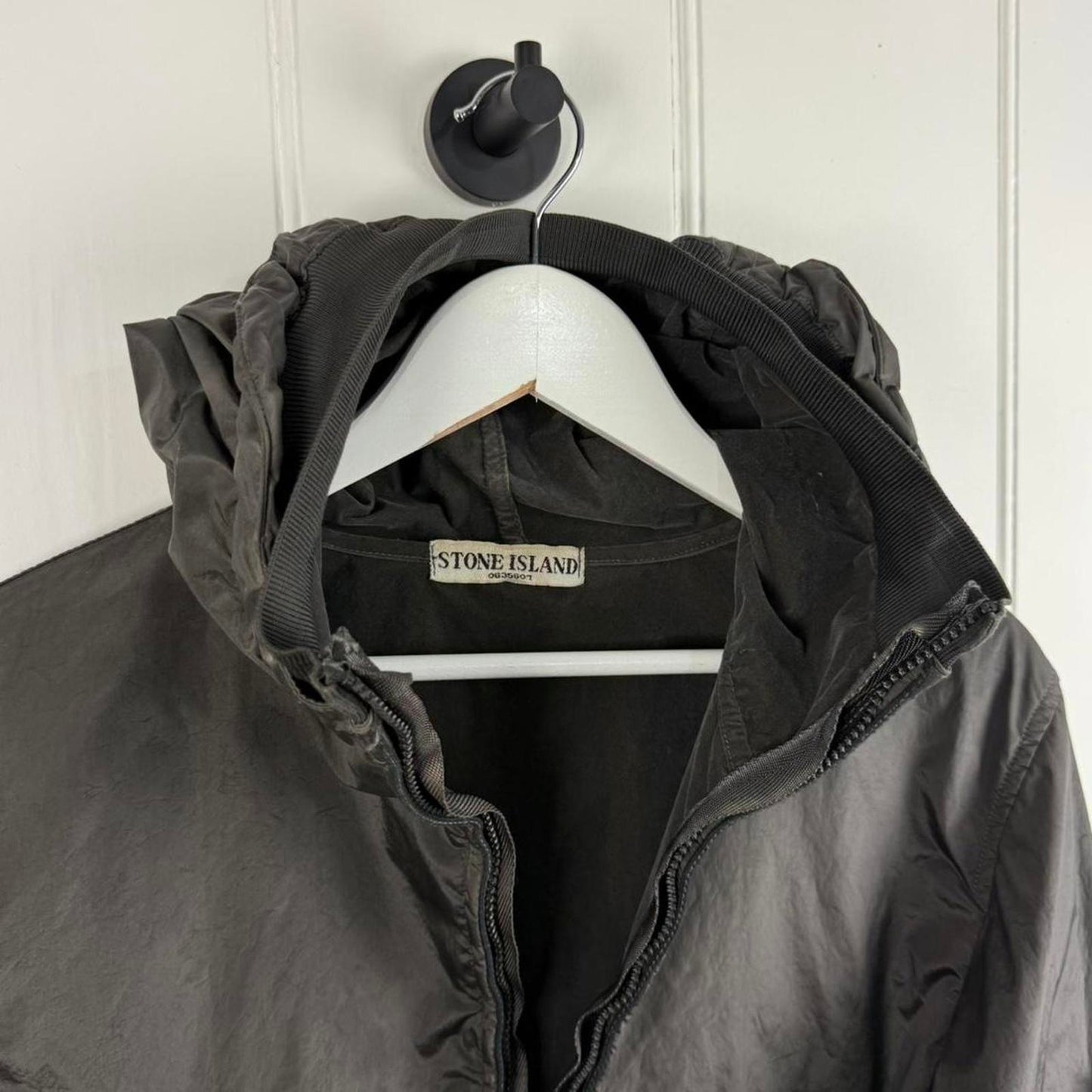 Stone Island Nylon Hooded Windbreaker (M)