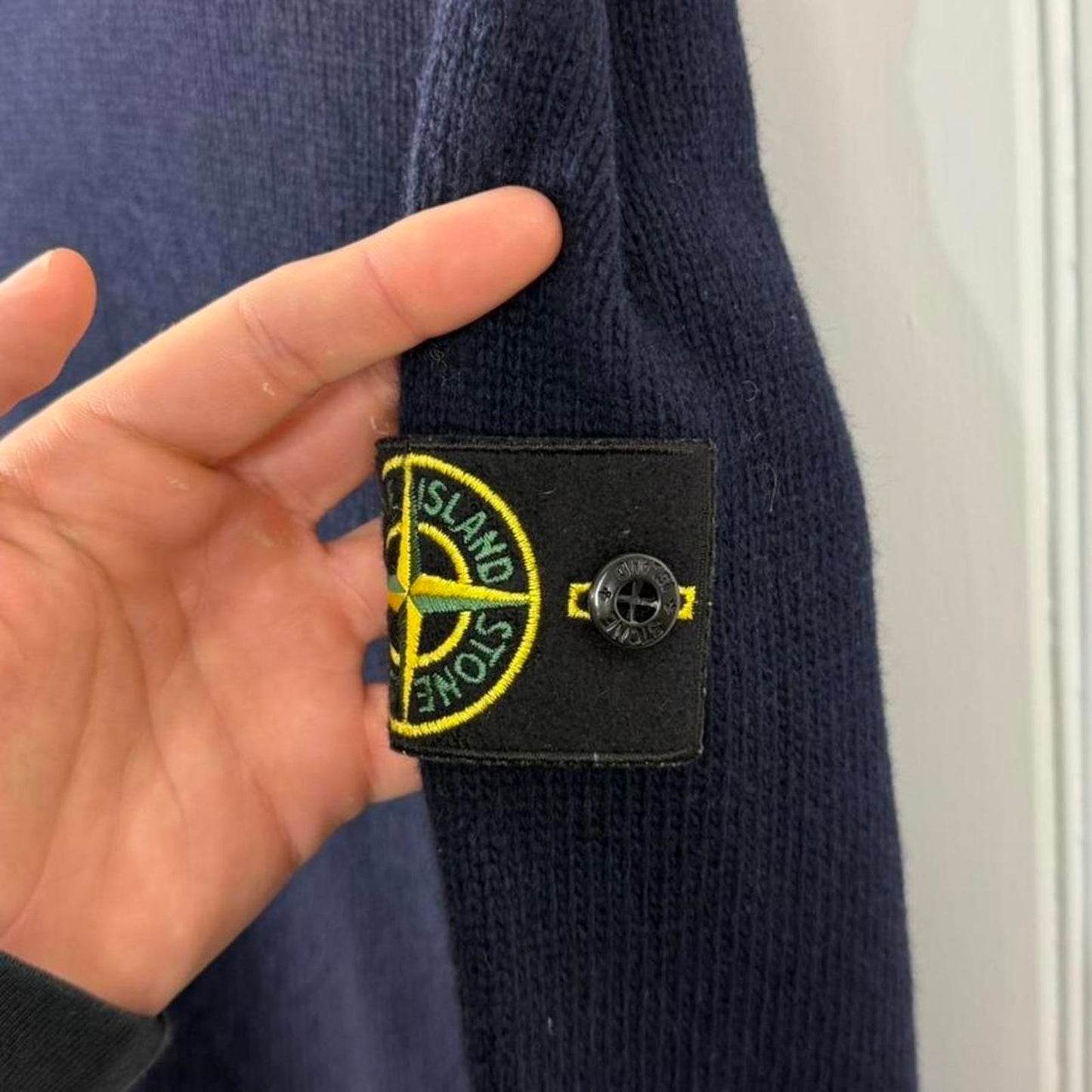 Stone Island Knit Jumper in Navy (M)