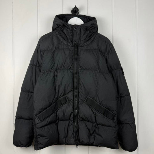 Stone Island Crinkle Reps NY Down Jacket Black (L)