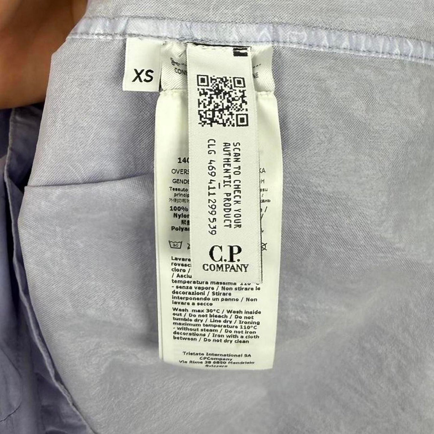 C.P. Company Lightweight Hooded Jacket Lilac (S)