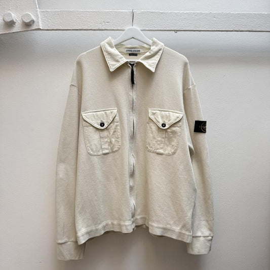 Early 00’s Stone Island Ribbed Zip Jumper (XL)