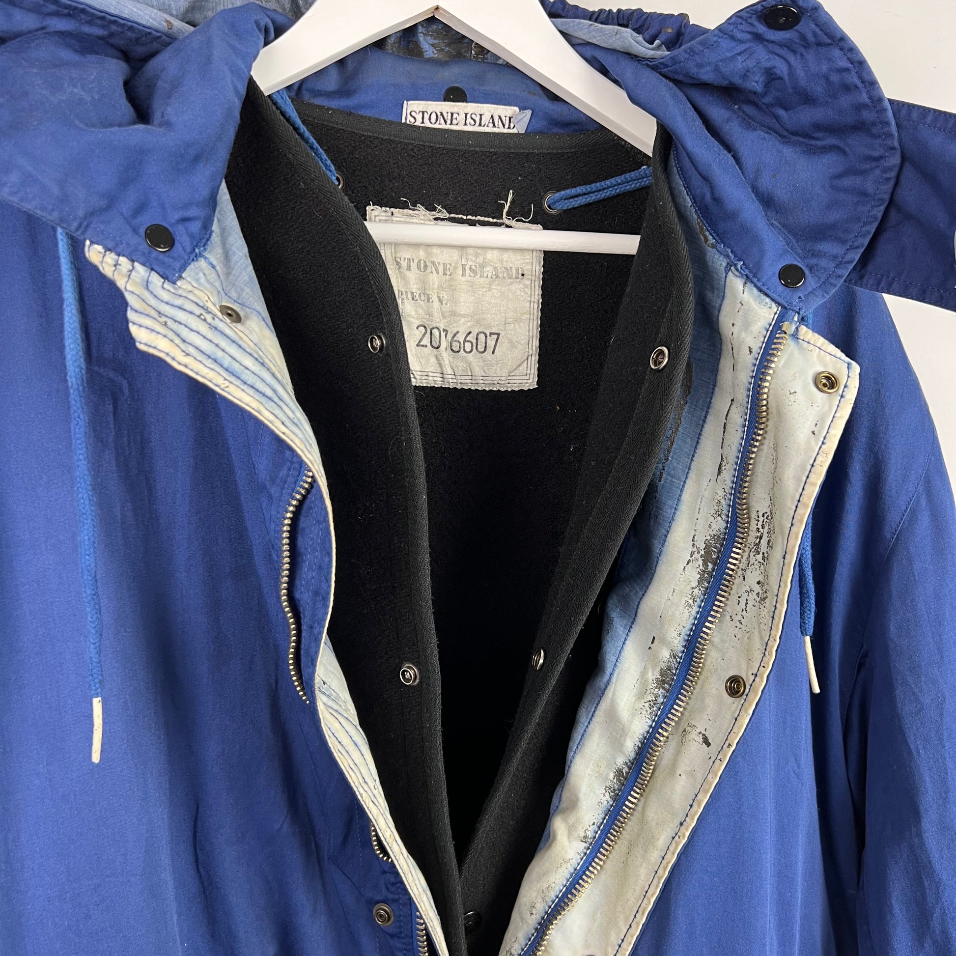 Stone island 2025 raso gommato vintage