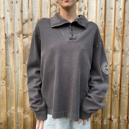 Stone Island 00’s Ribbed Jumper (L)