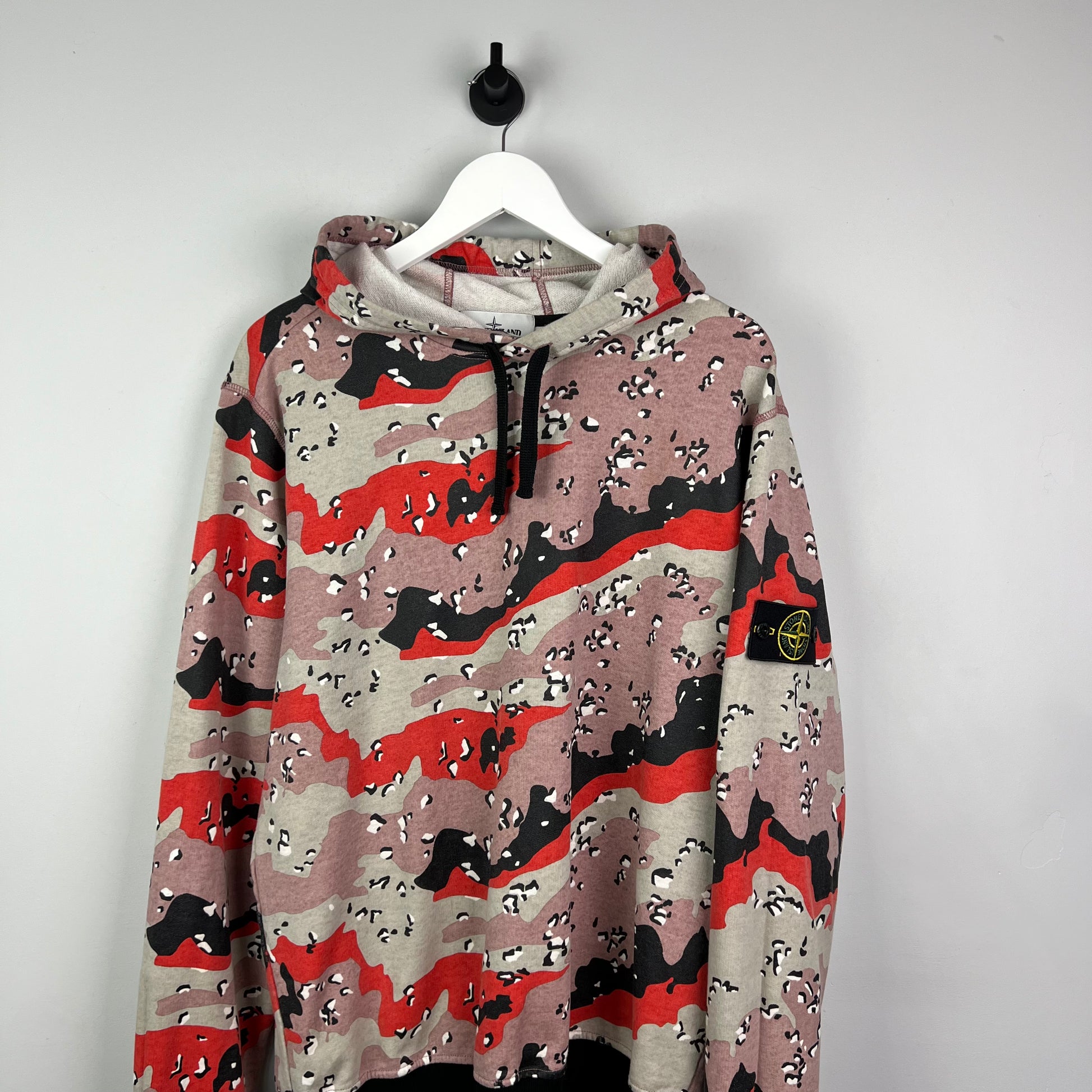 Stone Island Pink Camo Hoodie fordgarmz