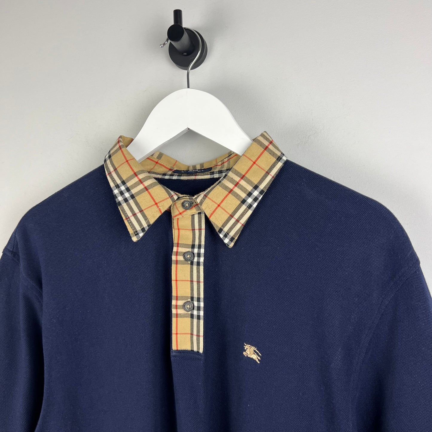 Vintage Burberry Polo Shirt (L)