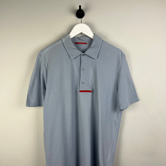 00’s Prada Sport Logo Polo Shirt (XL)