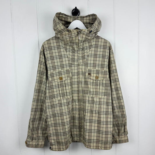 Burberry Checkered Parka Jacket (L)