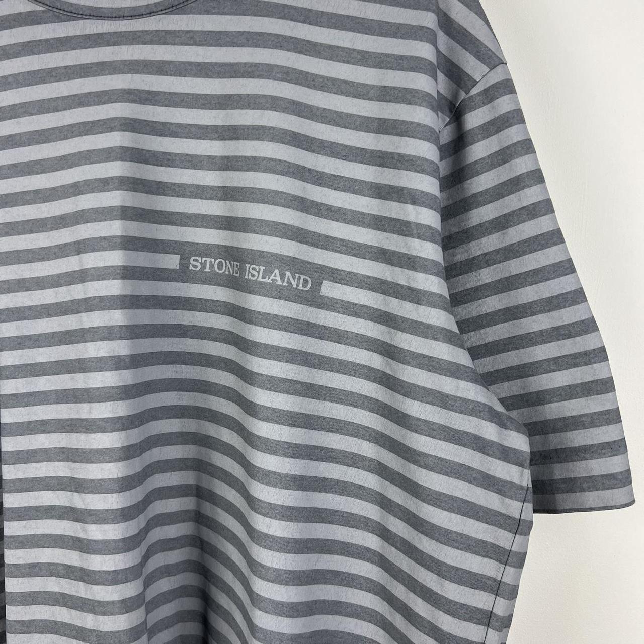 00’s Stone Island Striped Logo T-shirt (XXL)