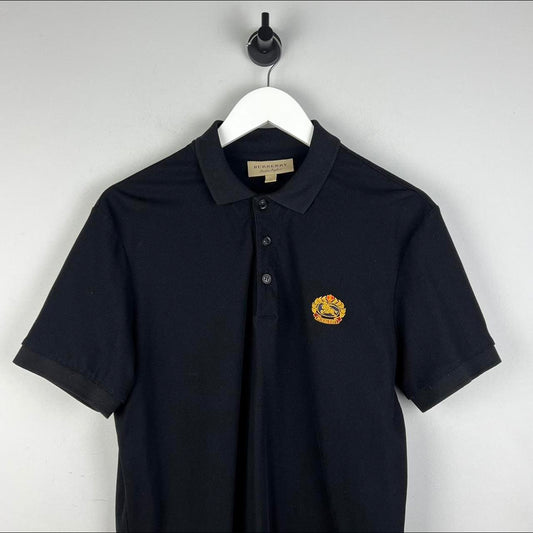Burberry Crest Logo Polo Shirt (M)