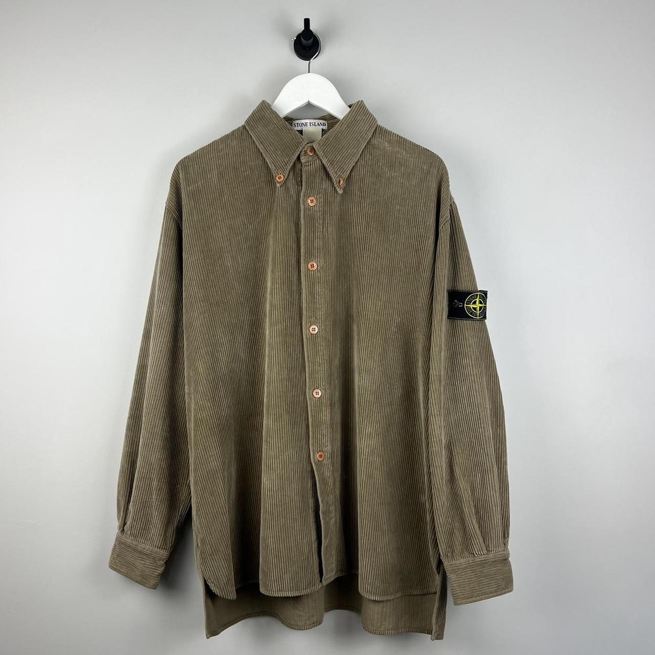 90’s Stone Island Jumbo Corduroy Over Shirt (XL)