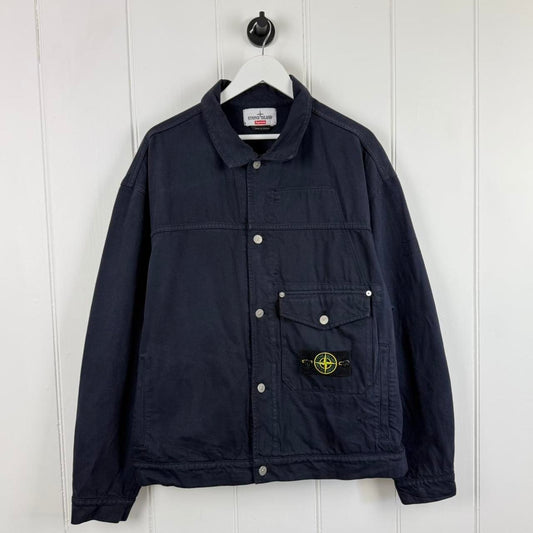Supreme x Stone Island Denim Jacket (XL)