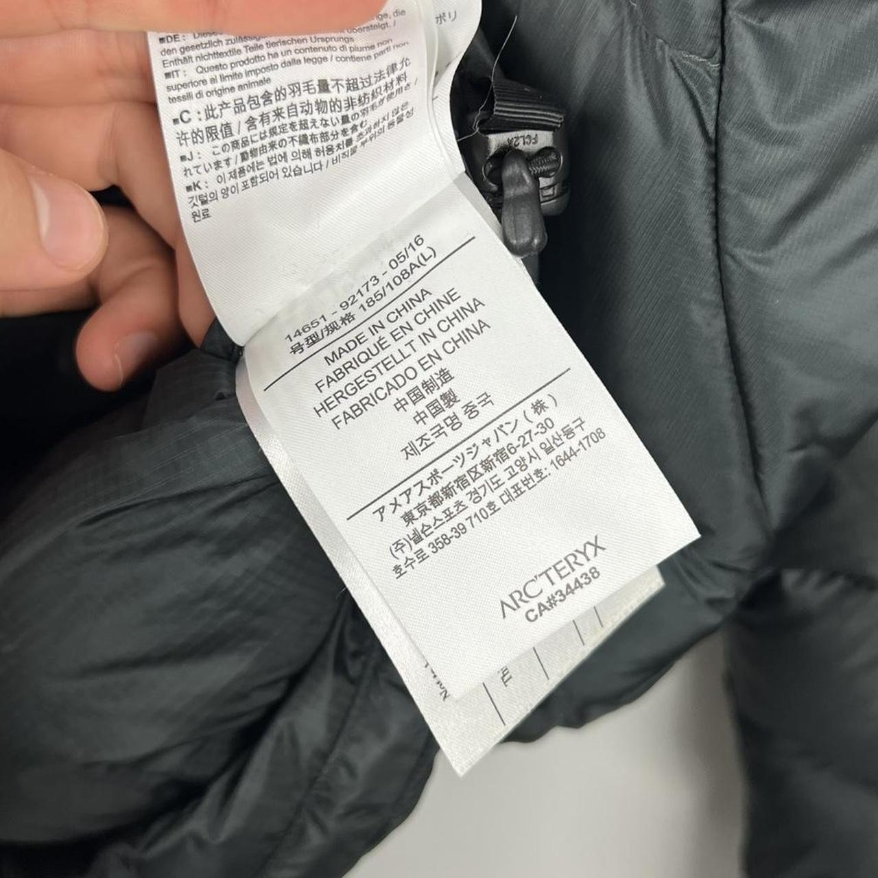 Arcteryx Thorium SV Puffer Jacket (L)