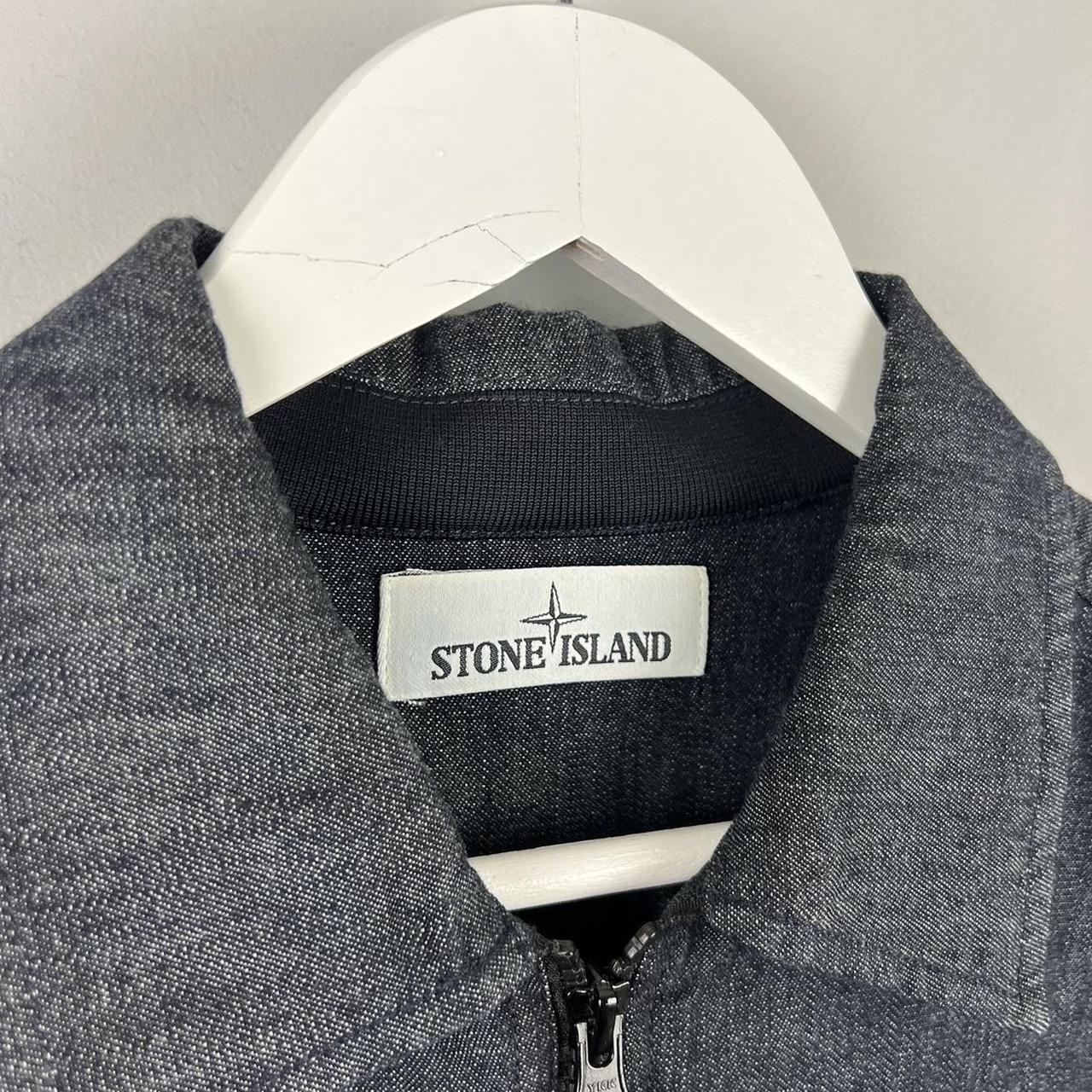 Stone Island Denim Zip Shirt (L)