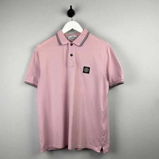 Stone Island Compass Logo Polo Shirt (L)