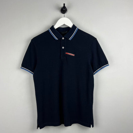 Prada Sport Logo Polo Shirt (S)