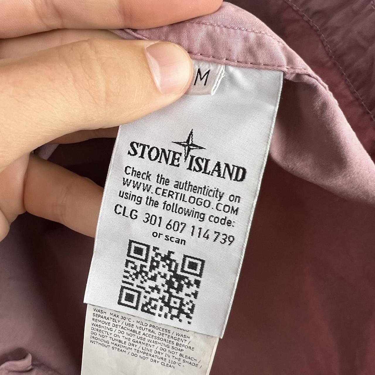 Stone Island Zip Canvas Over Shirt (M)