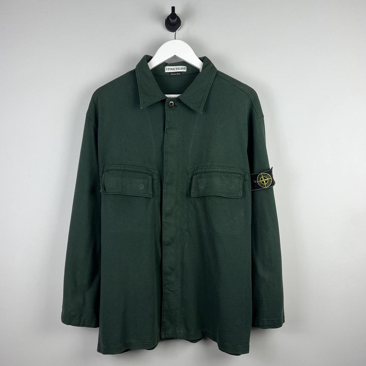 90’s Stone Island Cotton Over Shirt (L)