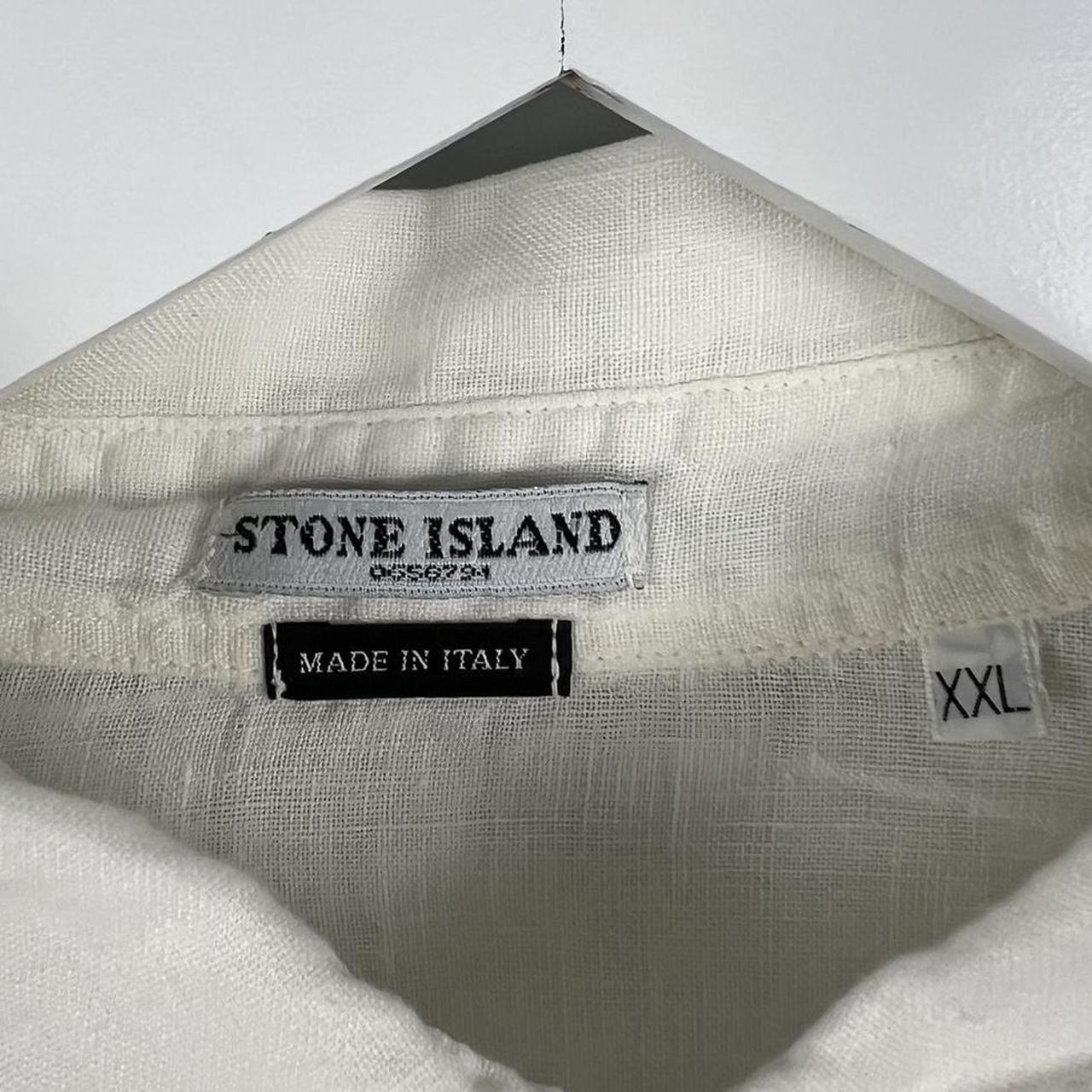 00s Stone Island Linen Shirt SS (XXL)