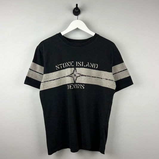 00s Stone Island Denims Logo T-shirt (S/M)