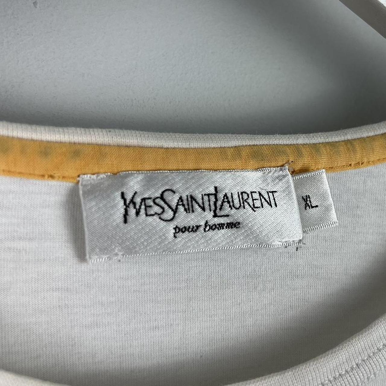 00’s Yves Saint Laurent Logo T-shirt (XL)