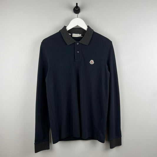 Moncler Maglia Logo LS Polo Shirt (M)