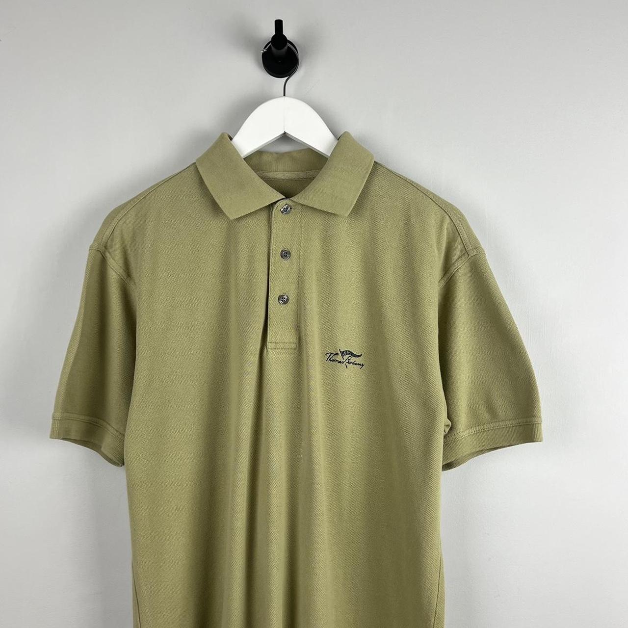 90’s Thomas Burberry Logo Polo Shirt (M)