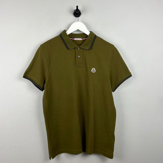 Moncler Logo SS Polo Shirt (L)