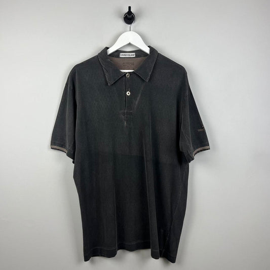 Stone Island 90’s Logo Polo Shirt (XXL)