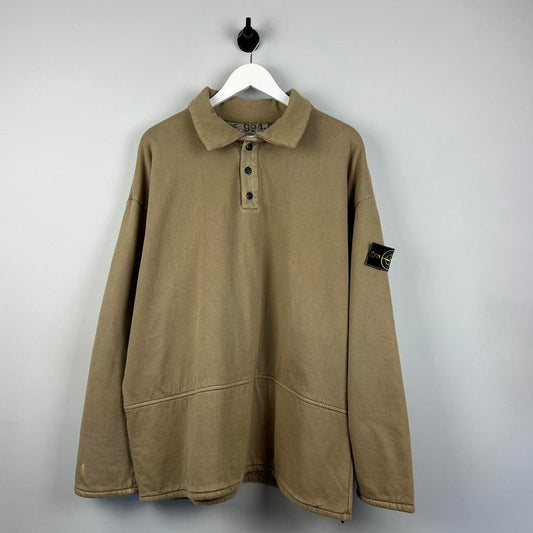 Stone Island 90’s Thermical Lining Collared Jumper (XL)