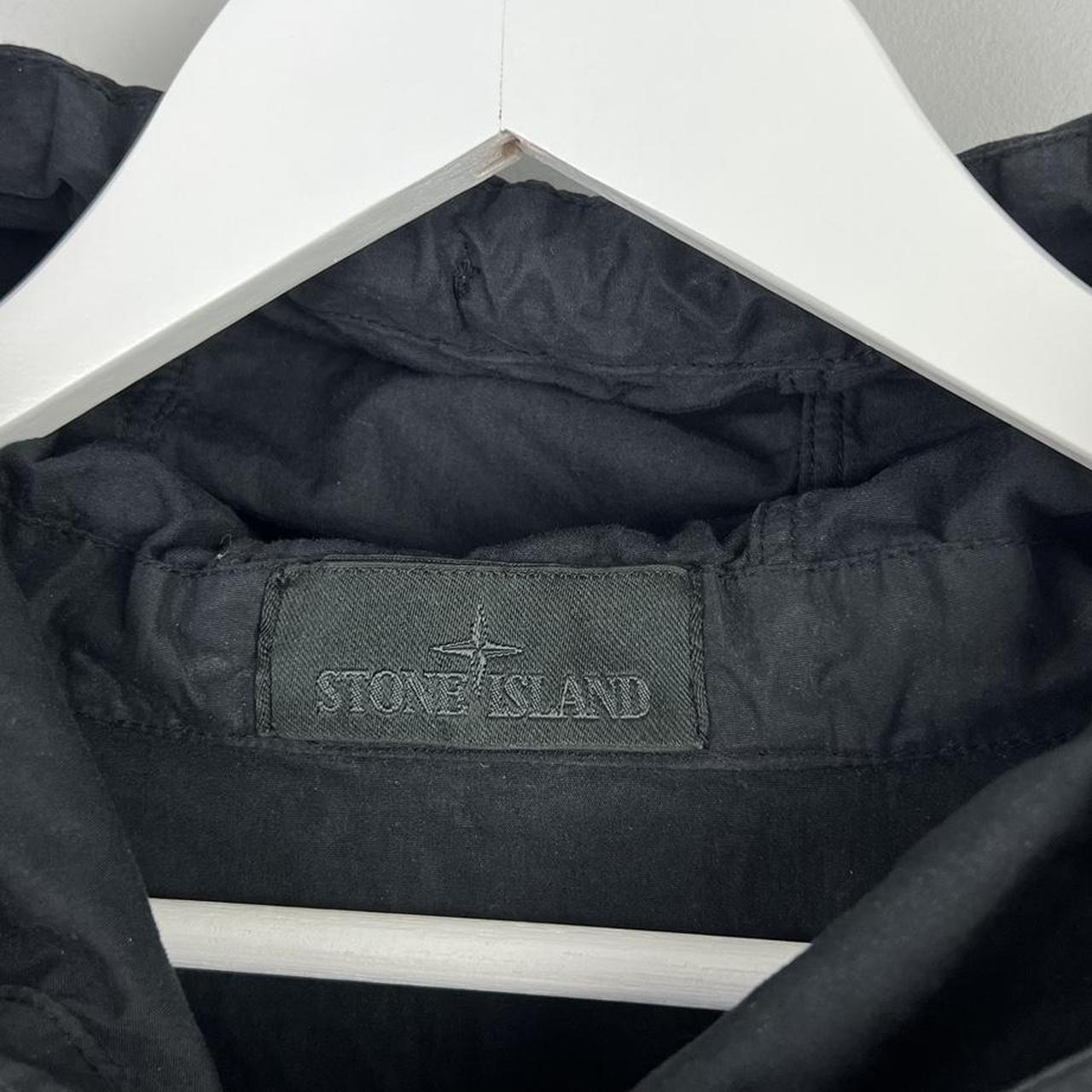 Stone island hotsell ghost smock black