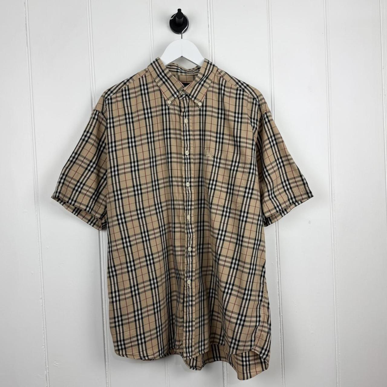 Vintage Burberry Nova Check Shirt SS (XL)