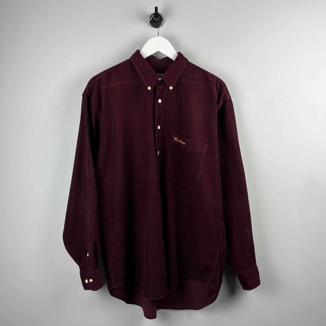 90’s Thomas Burberry Corduroy Shirt (XL)