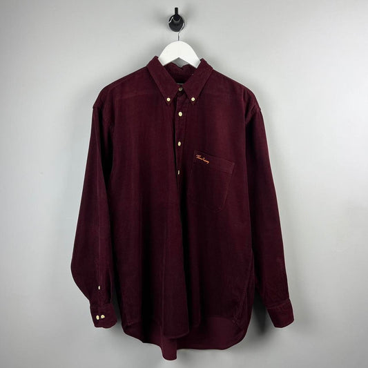 90’s Thomas Burberry Corduroy Shirt (XL)