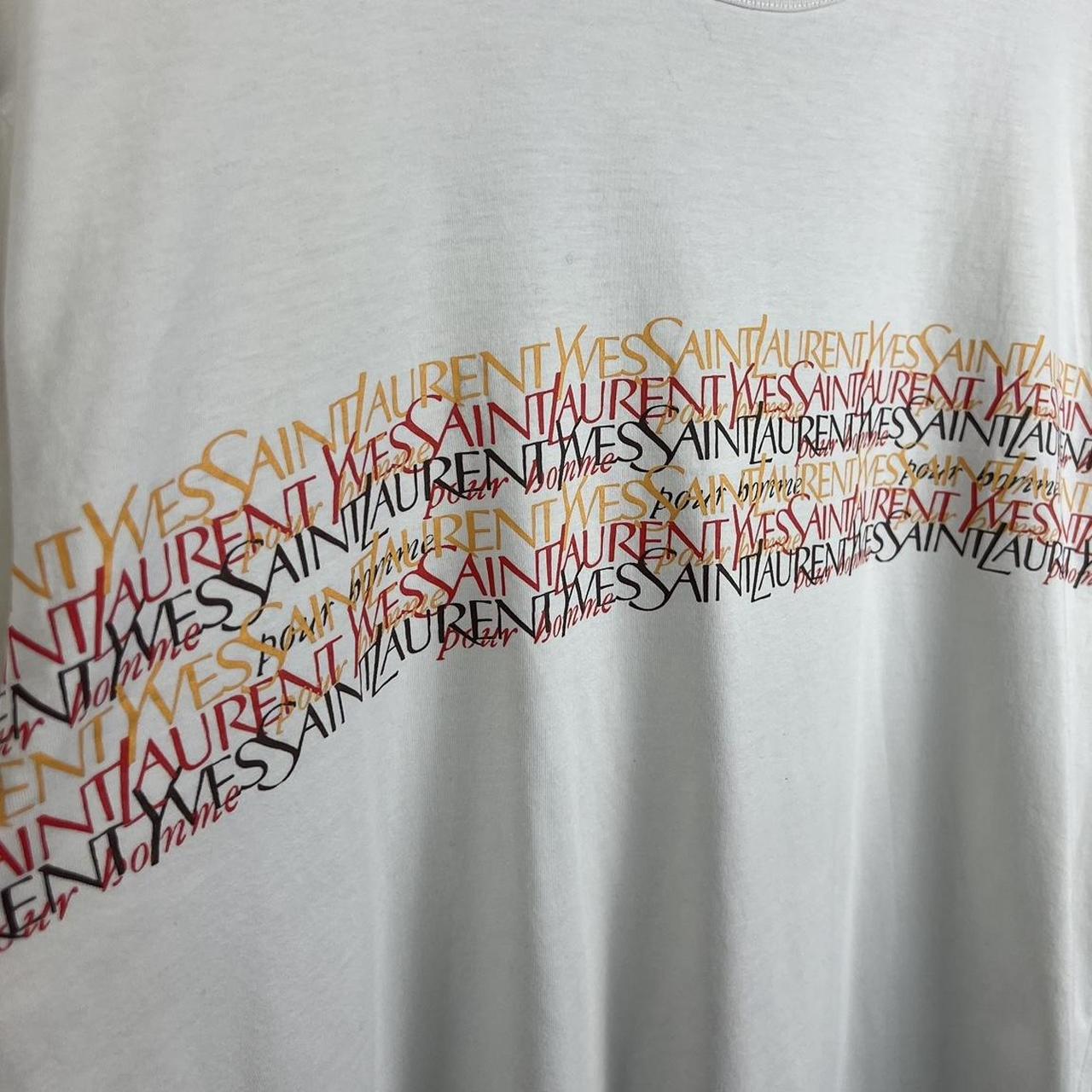 00’s Yves Saint Laurent Logo T-shirt (XL)