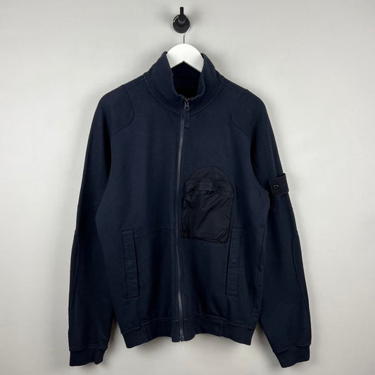 Stone Island Ghost Zip Up Jumper (L)