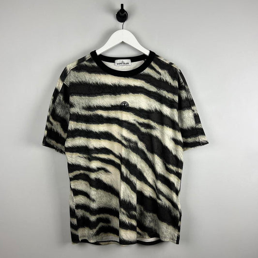 Stone Island Zebra Logo T-shirt (L)