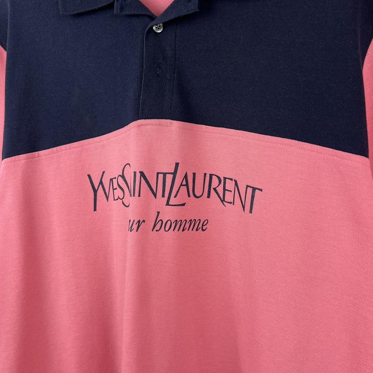 00’s YSL Logo Polo Shirt (XL)