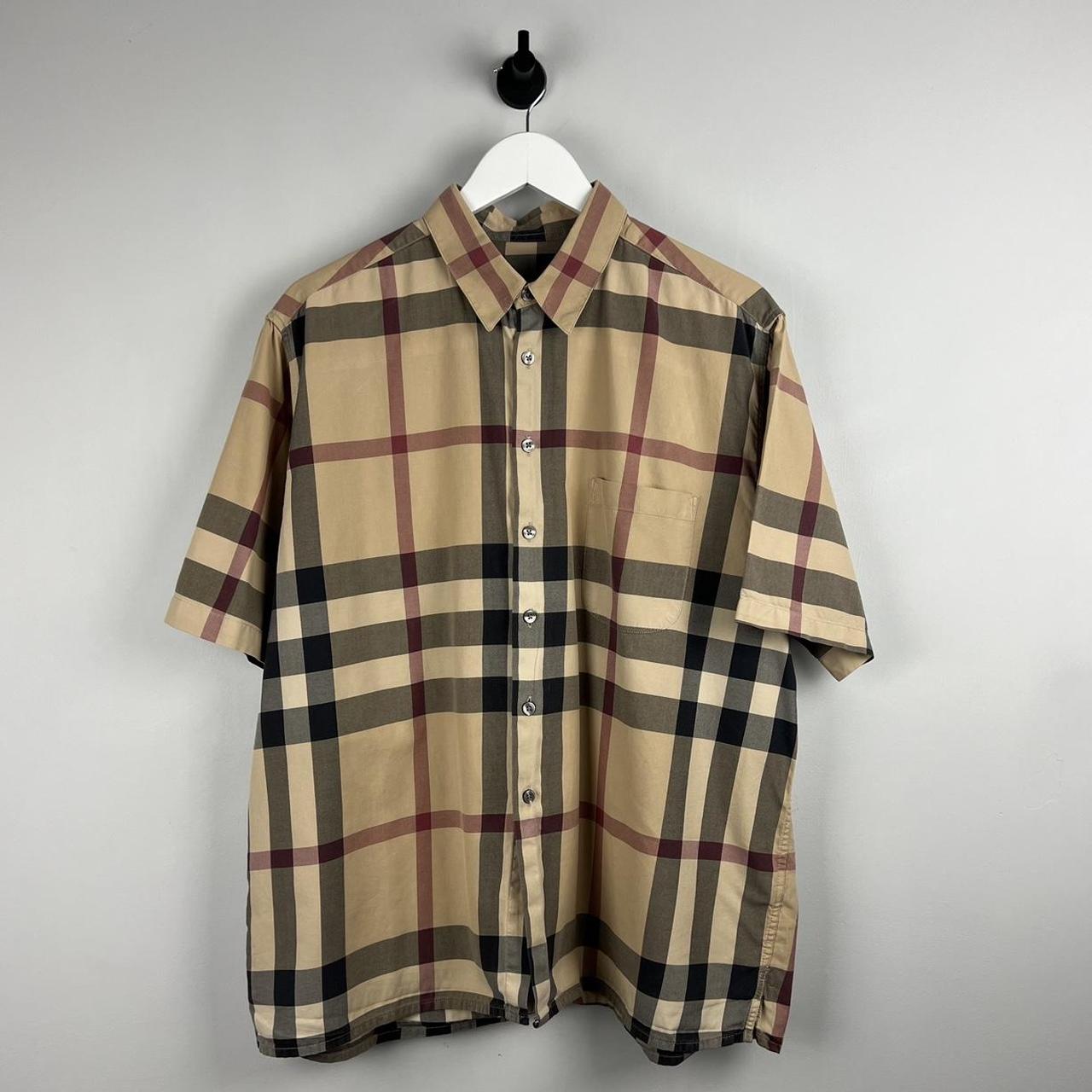 00’s Burberry Nova Check SS Shirt (XL)