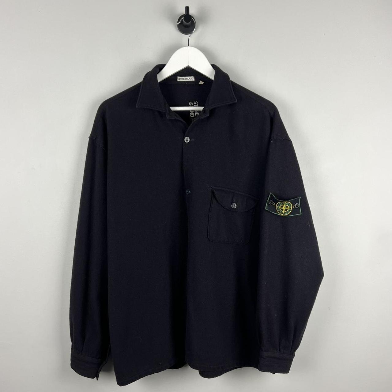 90s Stone Island Wool Over Shirt (L)