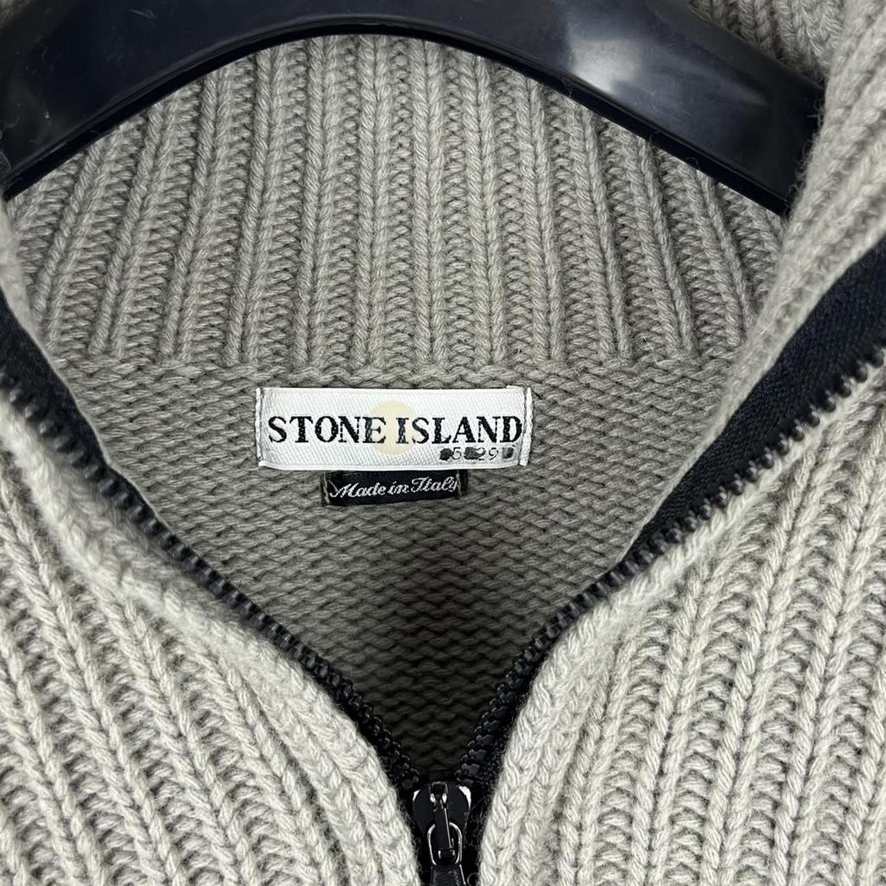 Stone Island Quarter Zip Knit (L)