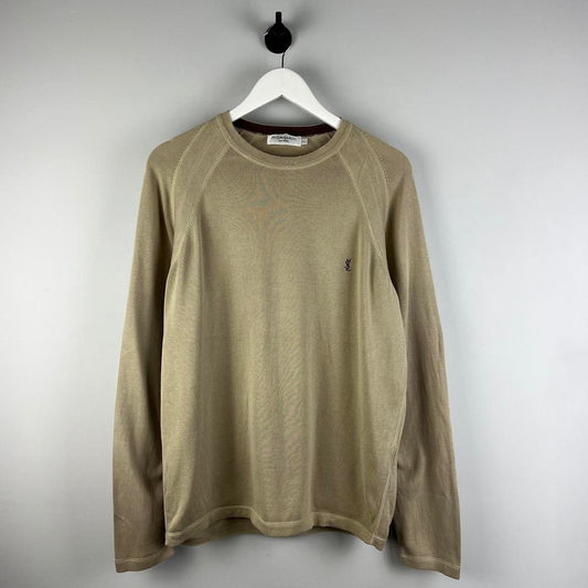 00’s YSL Logo Lightweight Jumper (L)