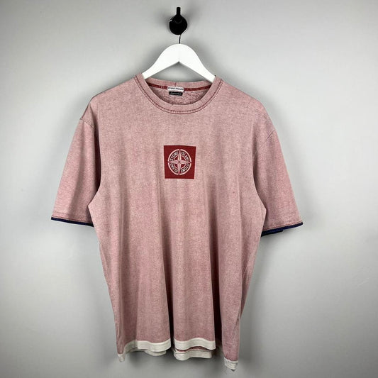 00’s Stone Island Box Logo T-shirt (L)